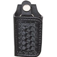Bianchi 31C Covered Key Holder - Plain Black, Brass 15667