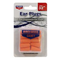 Birchwood Casey Foam Ear Plugs Five Pairs With Case 43305