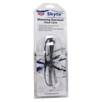 Birchwood Casey Skyte Shooting Glasses Black Frame Clear Lens 43121