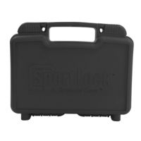 Birchwood Casey SportLock Plastic Single Handgun Case 10 Inch Black 03002