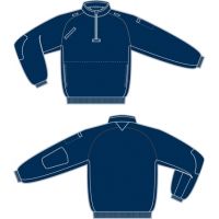 BlackHawk Station Wear Long Sleeve Navy Job Shirt w/ Reflective Piping - Men's