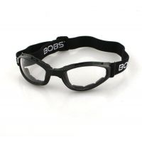 Bobster Crossfire Small Folding Goggles with Black Frame