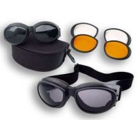 Bobster Cruiser II Black Frame Interchangeable Goggles with 3 Lens Set BCA2031AC
