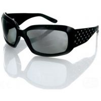 Bobster Highway Honey Sunglasses, Black w/ Smoke Grey Lenses