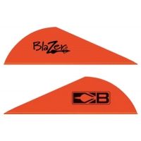 Bohning Blazer Vanes 2" Solid Neon Red 100pk