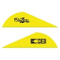Bohning Blazer Vanes 2&quot; Solid Neon Yellow 100pk