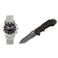 Boker USA Kalashnikov Justice 2 Waterproof Watch &amp; FREE Kalashnikov 10 Tanto Folding Knife