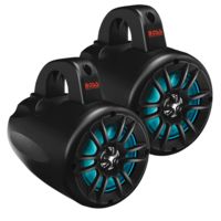 Boss Audio 4" Amplified Wake Tower Multi-Color Illuminated Speakers