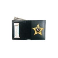 Boston Leather 150 Book Style Badge Wallet