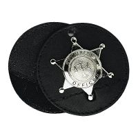 Boston Leather 3 1/2" Round Badge Holder, Swi