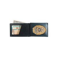 Boston Leather Billfold Wallet Stylebadge I.d