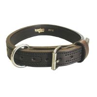 Boston Leather K9 1 1/4inch Collar 22inch Black 