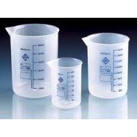 BrandTech Griffin Beakers, Polypropylene, BrandTech V605081, Pack of 12