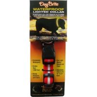Brite Companies Dog Brite Red Waterproof Lighted Dog Collar