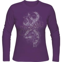 Browning Bg Women's Longsleeve Bead Buckmark Shirt X-large Purple<