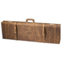 Browning Crazy Horse Distressed Leather Fitted Shotgun Case