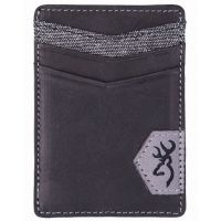 Browning Black Leather Front Pocket Wallet