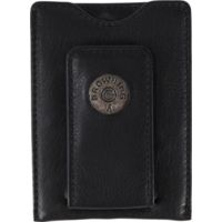 Browning Men's Slug Money Clip Leather Black W/magnetic Clip