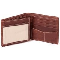 SPG International Browning Leather Wallet Bi-fold W/id Window Congac
