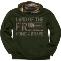 Buck Wear Hoodie "land Of The Free" Forest Night 2xl