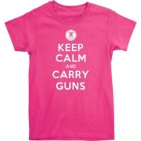 Buck Wear NRA "keep Calm" Short Sleeve T-Shirt - Women's