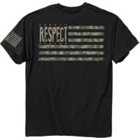 Buck Wear T-shirt "respect Digital" S-sleeve Black Lrg