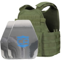 Caliber Armor AR550 11x14 Level III+ Body Armor/Condor MOPC Package w/PolyShield Spall Coat
