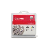 Canon BCI-24 2 Black &amp; 1 Color Multi Pack