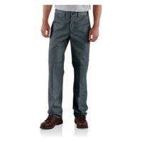 Carhartt Twill Double-Front Work Pant - Men's-Dark Gray-33 Waist-Regular Inseam
