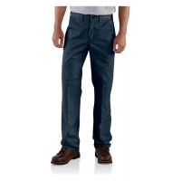 Carhartt Twill Double-Front Work Pant - Men's-Navy-36 Waist-Regular Inseam