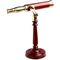 Carson 20x40mm Brass and Mahogany Telescope