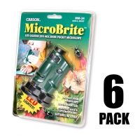 Carson MicroBrite 20x-40x LED Pocket Microscope,Multi-pack