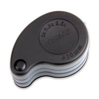 Carson TriView 3x / 5.5x / 8.5x Folding Loupe Magnifier
