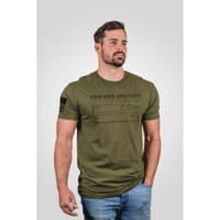 Nine Line Pew Pew Anatomy Short Sleeve Shirt Military Green XL A0BD6445