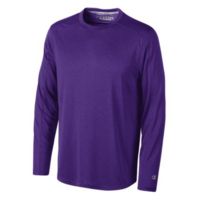 Champion Mens Vapor Heathered Long Sleeve Shirt