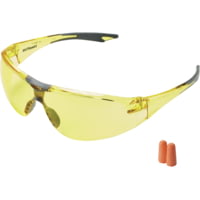 Champion Shooting Glasses and One Pair Foam Ear Plugs