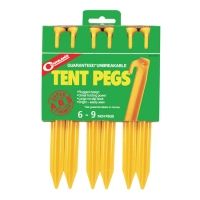 Coghlans ABS Tent Pegs 9 Inch 6 Pack 9309C