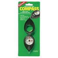 Coghlans Compass With LED Illuminated Dial and Magnifier Lid 0448