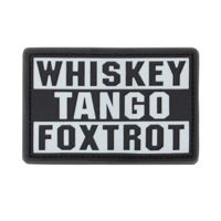 Condor Outdoor Whiskey Foxtrot PVC Patch 6Pcs/Pack