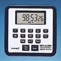 VWR 100-Hour Mini-Alarm Timer/Stopwatch 5021 Vwr Timer MINI-ALARM Stopwatch