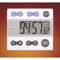 VWR Four-Channel Alarm Timer 5004 Vwr Alarm Timer 4-CHANNEL