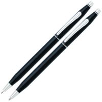 Cross Classic Century Black Lacquer Pen/Pencil Set