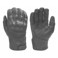 Damascus Protective Gear All-leather Gloves With Knuckle Armor