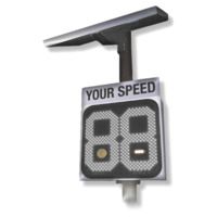 Decatur Electronics OnSite Pole Sign Solar Powered Radar