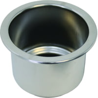 Deep Blue Recessed Stainless Steel Drink Holder