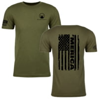 Devil Dog Concepts Black Merica Flag T-Shirt - Mens