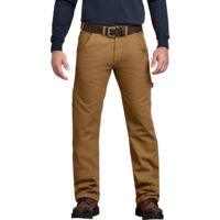 Dickies Relaxed Straight Fit Flannel-lined Carpenter Duck Jeans