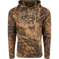 DRAKE MST Performance Logo Fleece-Lined Camo Hoodie - Men's