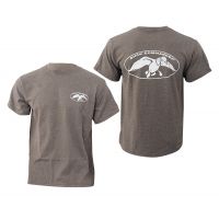 Duck Commander DCSHIRTCWL White Logo Charcoal T-Shirt XL Cotton