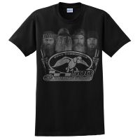Duck Commander DS500B4S01 Big 4 T-Shirt Short Sleeve Black Small Cotton
